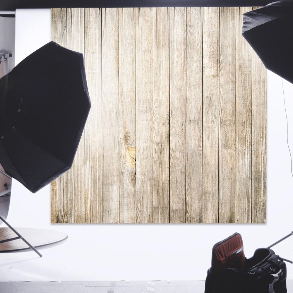60 x 60cm retro træ fotografering baggrunde studio video foto baggrund dekoration træ udskrivning baggrunde til kamera foto