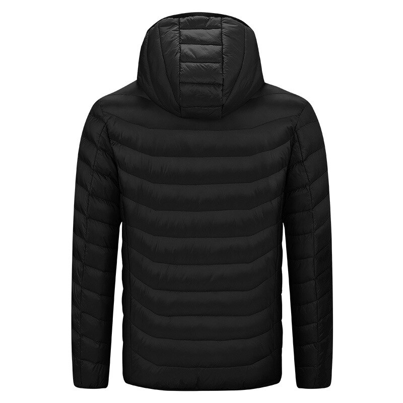 Warm Heat Electric heated jacket outdoor sports coat winter coat with cap and USB electric heating Softshell Heated Jacket