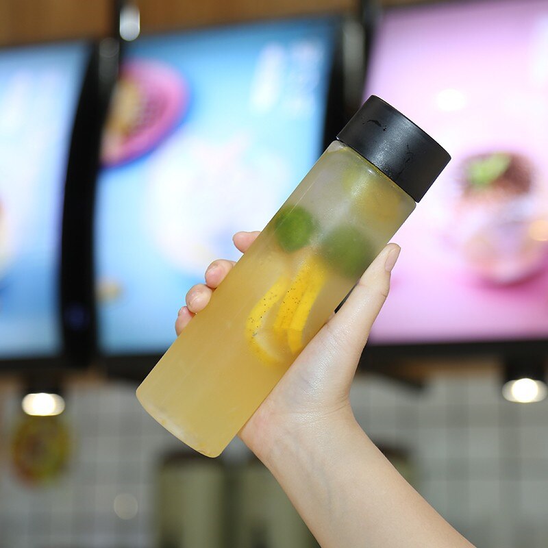 10 stk netto rødt kæledyr gennemsigtigt koldt drikke mælk te juice is kaffe emballage flaske 300ml boble te plastik kopper med låg