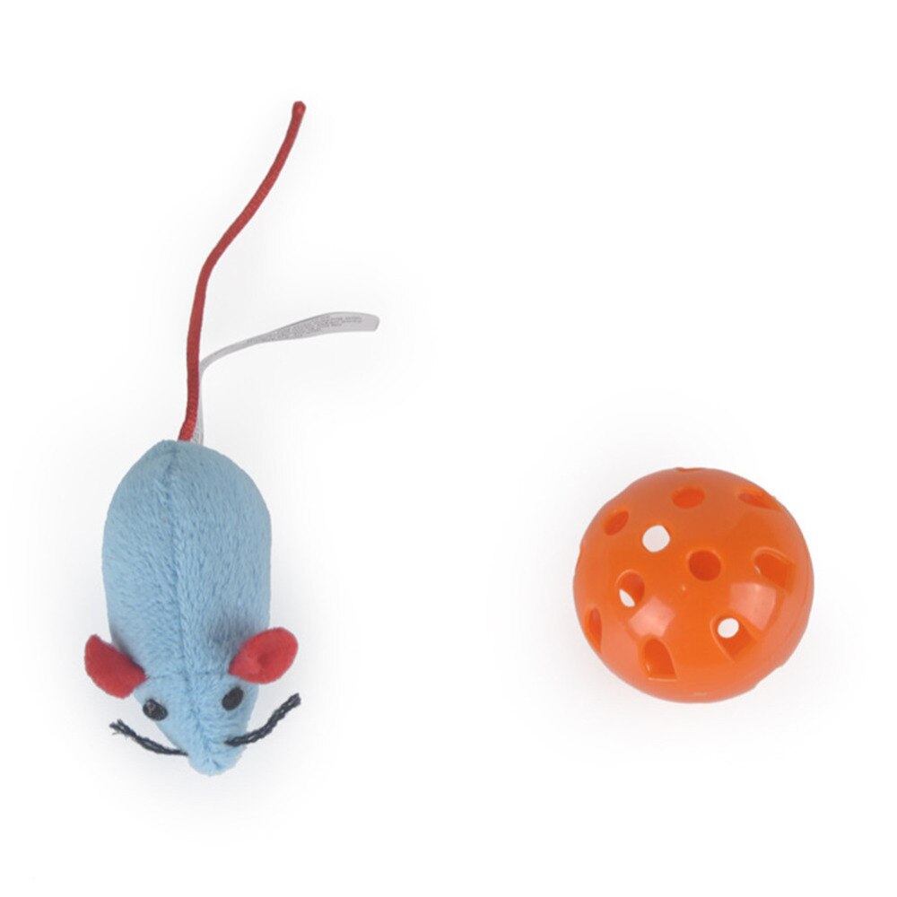 Juguetes interactivos de Gato, rompecabezas de gatos, juguete con ratón de menta y Bola de campana, para mascotas, productos para mascotas
