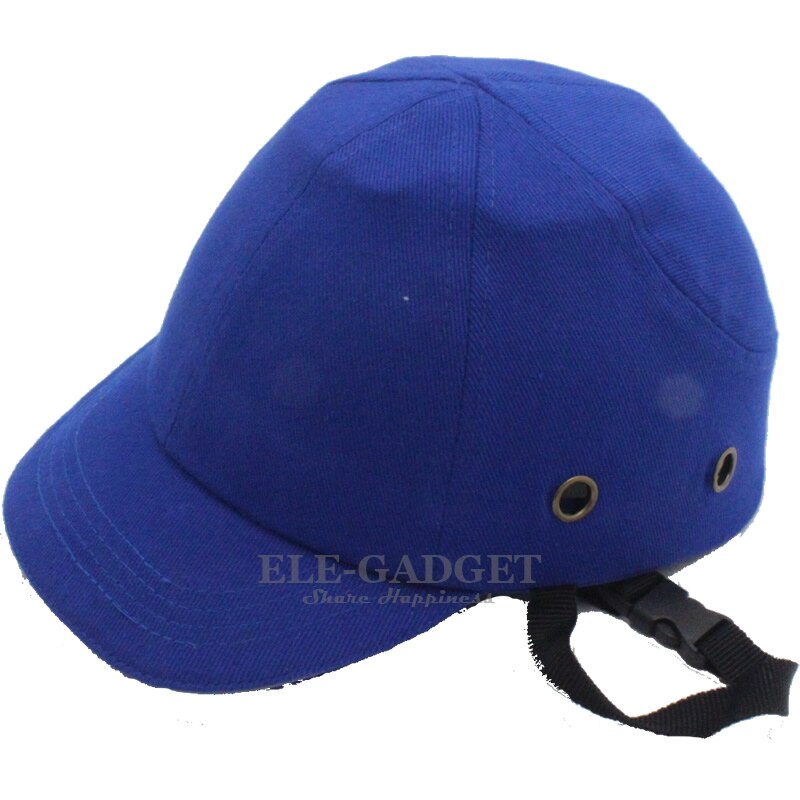 Baseball stil sikkerhed bump cap hård hat sikkerhedshjelm abs beskyttende shell eva pad til arbejdssikkerhedsbeskyttelse: Blå