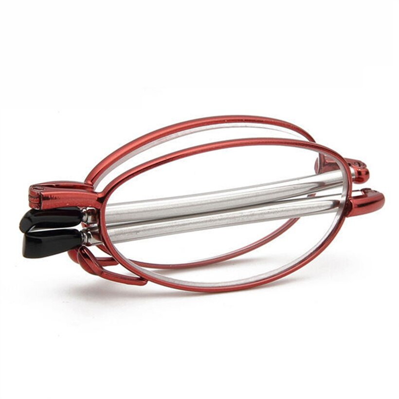 Opvouwbare Leesbril Vrouwen Mini Draagbare Metalen Vouwen Lezen Brillen Mannen Eyewear Verziendheid 1.0 1.5 2.0 2.5 3.0