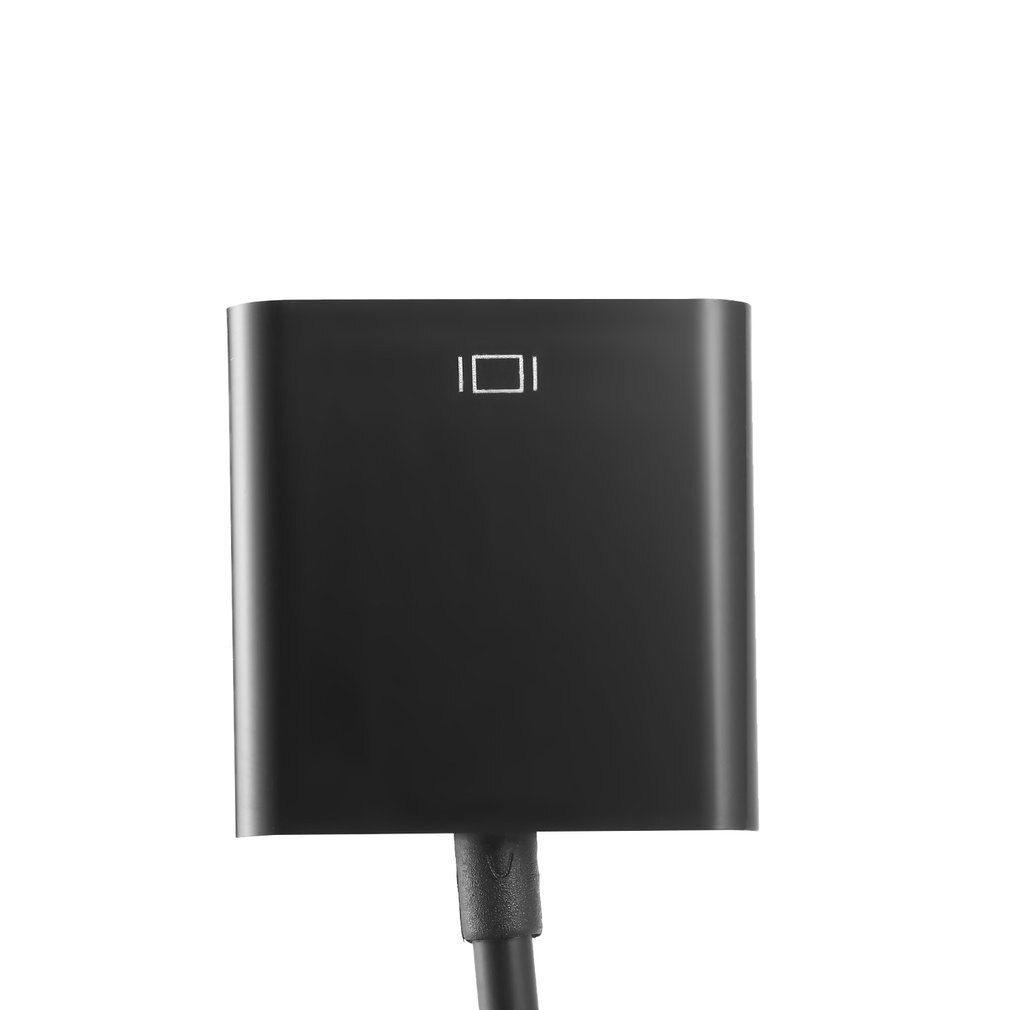 Hdmi Male Naar Vga Rgb Female Hdmi Naar Vga Video Converter Adapter 1080P Voor Pc Zwarte Mannelijke-Vrouwelijke adapter Converter