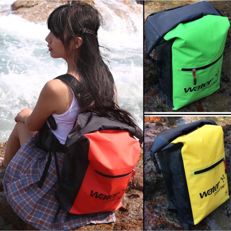 25L borsa da nuoto impermeabile per esterno zaino secchio sacco asciutto borsa di stoccaggio rafting sport kayak canoa borsa da palestra da viaggio 2021