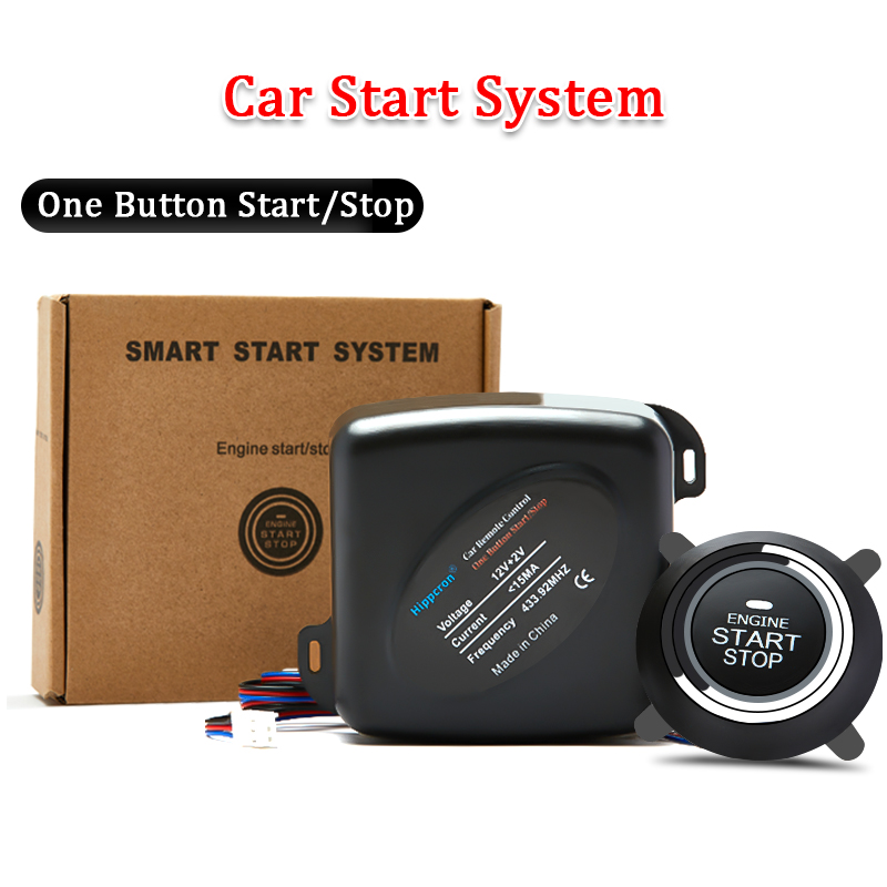 Auto Alarm Fernbedienung PKE Auto Keyless Eintrag Motor- Anfang Alarm System drücken Taste Fernbedienung Anlasser halt Auto