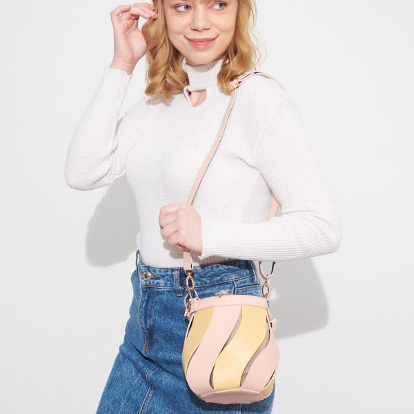 Women Shoulder Bag Multi Color Bucket Luxury Handbag Tote Crossbody Season Girl Clutch Cумка Женщина: Yellow - Beige