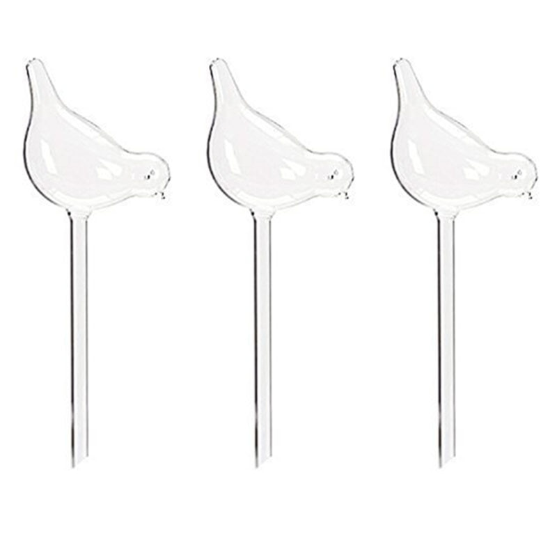 Lot De 2 Ampoules Arrosage Automatique Verre – Dégradé Arc-en-Ciel Irisé Transparent Pour Plantes
