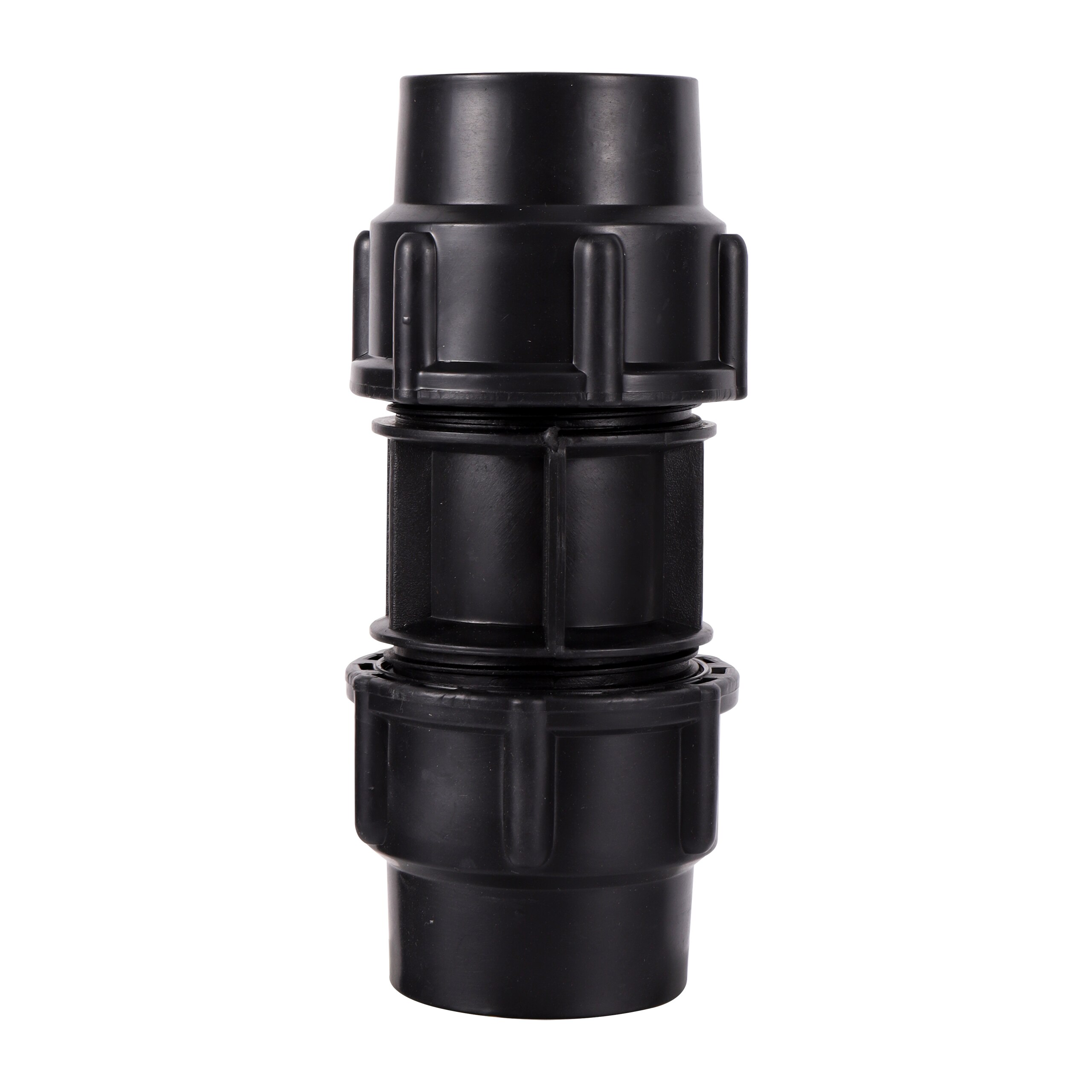PE PVC Tube Pipe Fast Connection Connector ID 25mm Agriculture Irrigation Pipe Fittings Ball Valve Watering System Joint Black: Straight