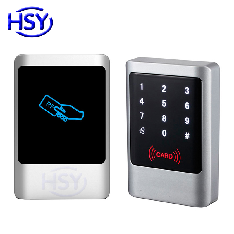 HSY Touch Keypad Single Door Access Control 125Khz Proximity EM ID Card Entry Lock Standalone Controller with 10pcs Free Keyfobs