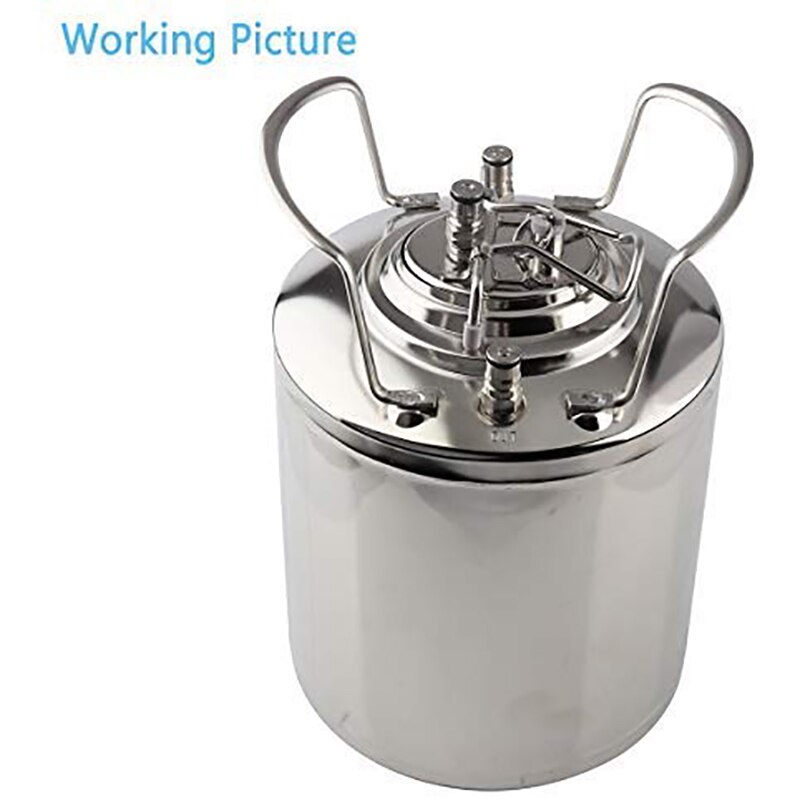 Carbonized Lid Firestone Keg Soda Beer Force Carb Homebrew Carbonator Stainless Steel 304 Carbonated Lid+2 Micrometre Diffusion