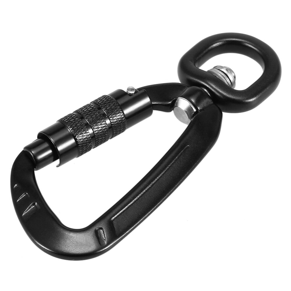 2 stücke 4KN 360 ° Drehbare Kleine Auto-Verriegelung Karabiner Survial Rettungs Karabiner Haken schwenken Karabiner Clip Camping Ausrügestochen