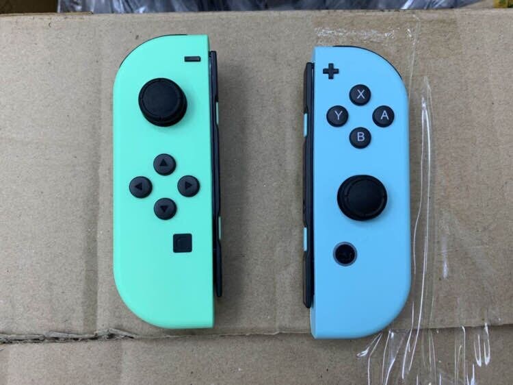 Mando de juegos JoyCon izquierdo, derecho, Morado, rojo, azul, azul, verde, renovado Original para consola de interruptores Nintendo, Mando de consola Joypad