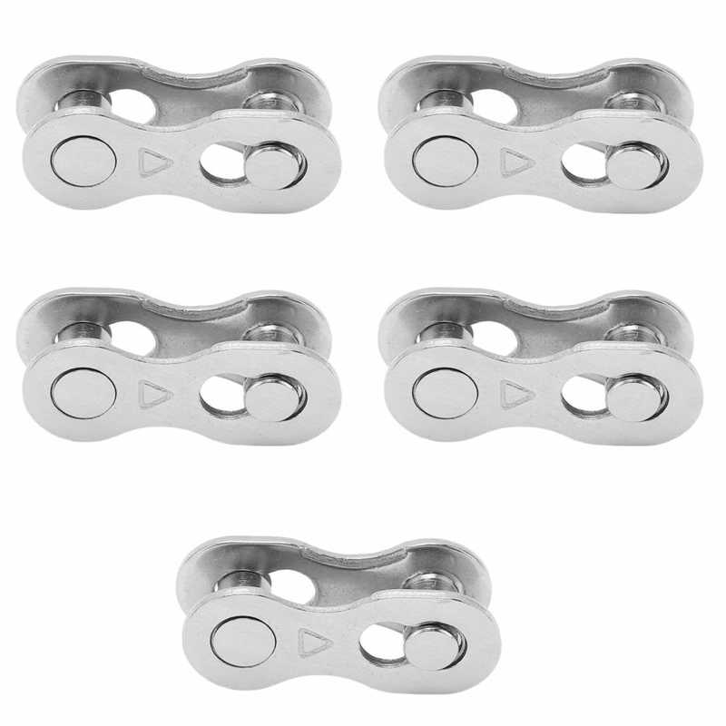 5pair 1/6/7/8/9/10/11/12 Speed Bicycle Chain Connector Lock Quick Link Road Bike Buckle Joint Buckle Master Cycling Parts: Yellow