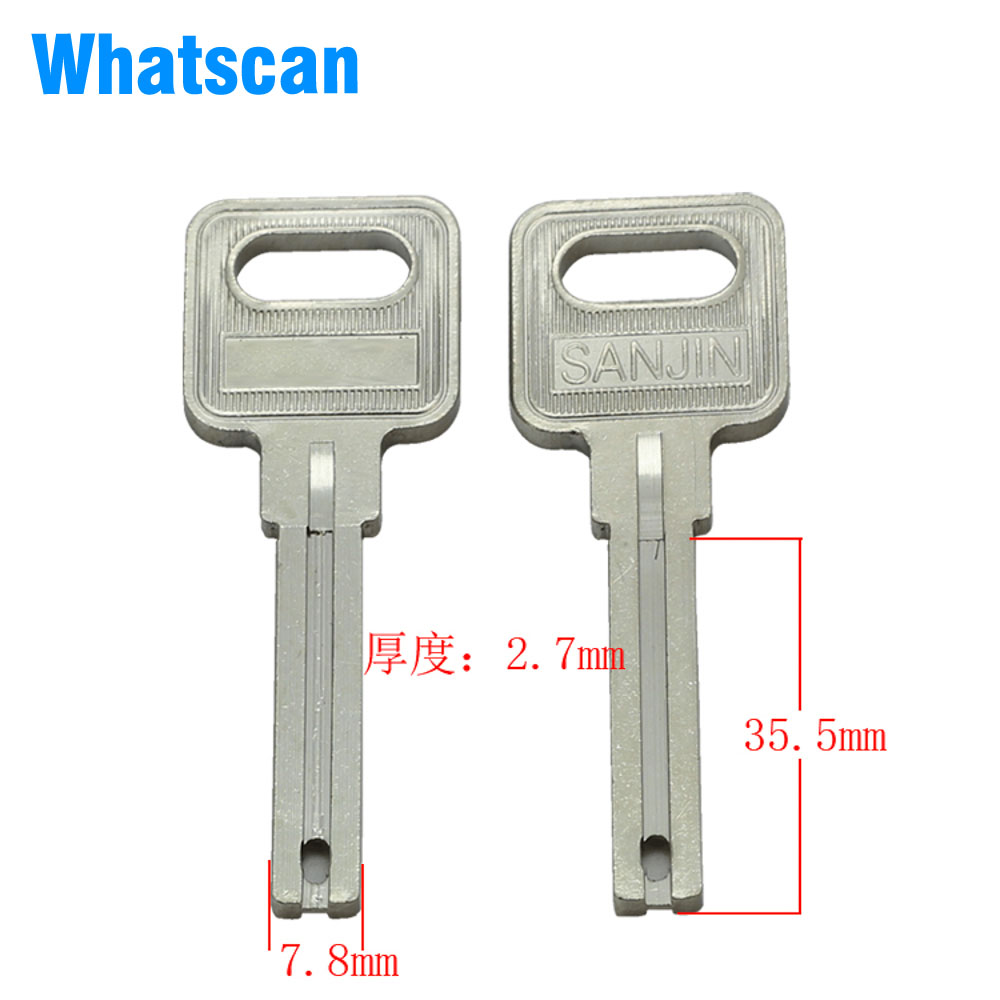 B351 Super key blade tiene un agujero para llave en blanco