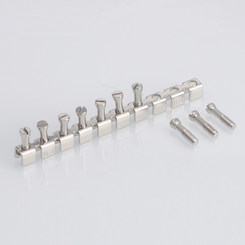 2Pcs FBI10-10 Central Short Circuit Connection Strip Din Rail Screw Terminal Block Wire Cable Connector UK10N Morsettiera Parts