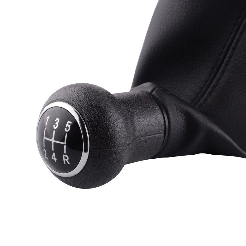 SPEEDWOW-pomo de cambio Manual de 5 velocidades, cubierta de arranque, Collar de palanca de cambios para VW PASSAT B5 B5.5 1996-2005