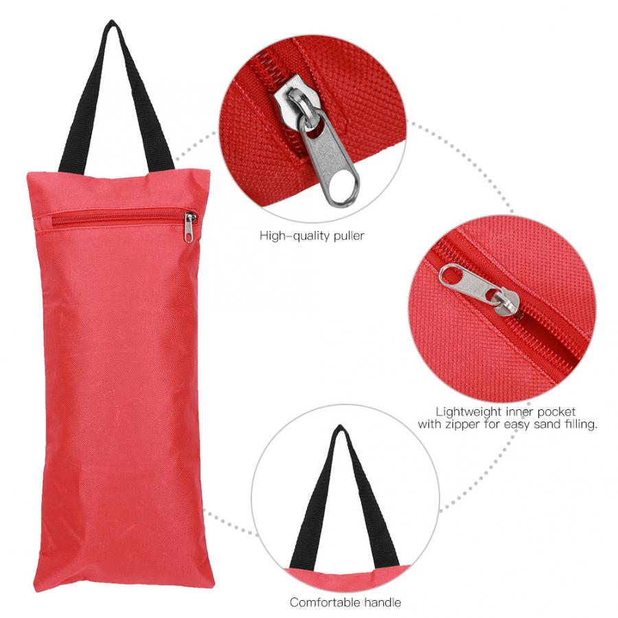 Sac de sable de Yoga 41x18cm, 2 pièces, sans remplissage, poids léger, bras mince réglable, entraînement de Fitness, coups de pied