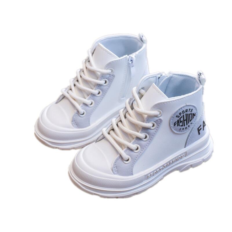 herbst Winter freundlicher Schuhe Mikrofaser Leder Jungen Mädchen Martin Stiefel Weiche Nicht-Unterhose Postleitzahl Warme Plüsch freundlicher stiefel