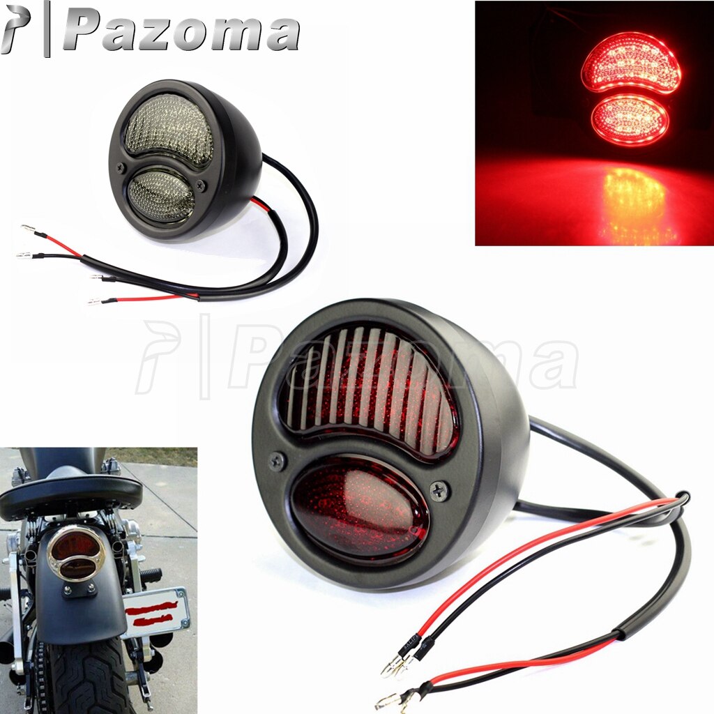 PAZOMA moto feu arrière LED pour Harley Chopper Bobber café Racer Vintage feu Stop arrière 1928-1931 Ford modèle A