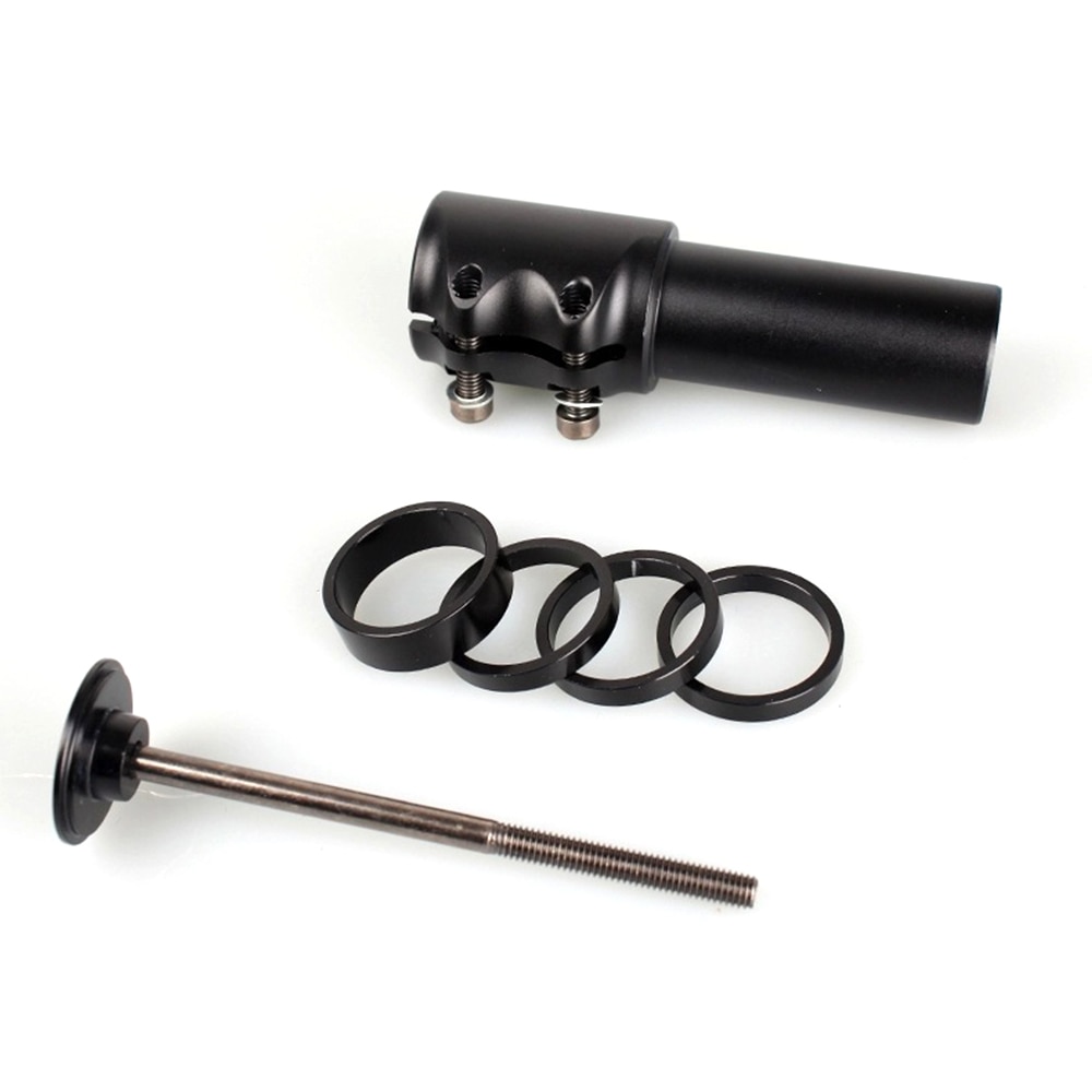 Élévateur De Guidon Vélo - Extension Pour Tube De Fourche 28,6 Mm, Réglable Sans Outils
