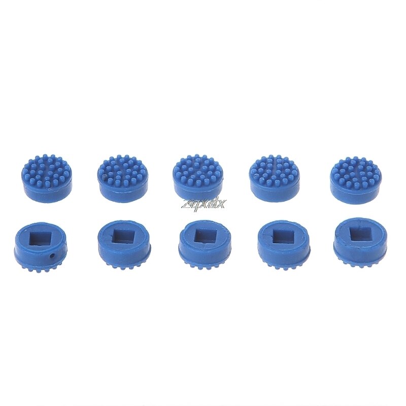 10PCS Trackpoint Pointer Mouse Stick Point Cap For DELL Laptop Keyboard Black/blue color Z09