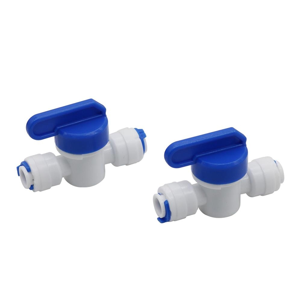 2 Pcs 6mm Slip lock Quickconnect Ball Valve Throu... Grandado