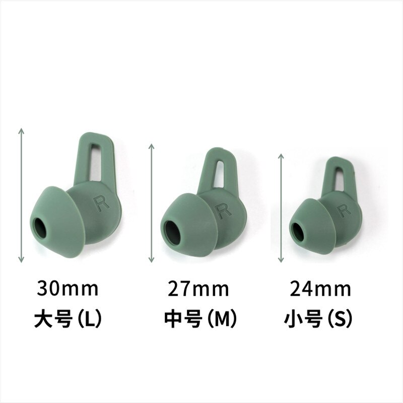 3 paar siliconen oordopjes oorhaken voor HUAWEI FreeLace Pro, antislip vervangende oorgels voor FreeLace Pro oortelefoon S/M/L