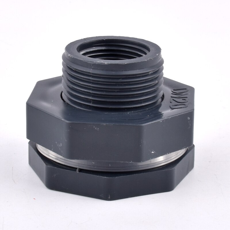 Conector de PVC de rosca hembra para tanque de agua de acuario, adaptador de tubería de drenaje, junta de tubo de riego de jardín, 1/2-2 pulgadas, 1 ud.