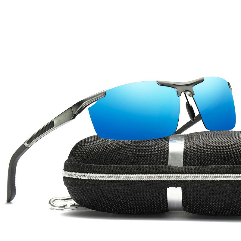 SHARK ZEIL Meekleurende Zonnebril Mannen Gepolariseerde Kameleon Glazen Mannelijke Kleur Veranderen Zonnebril HD Dag Nachtzicht Eyewear