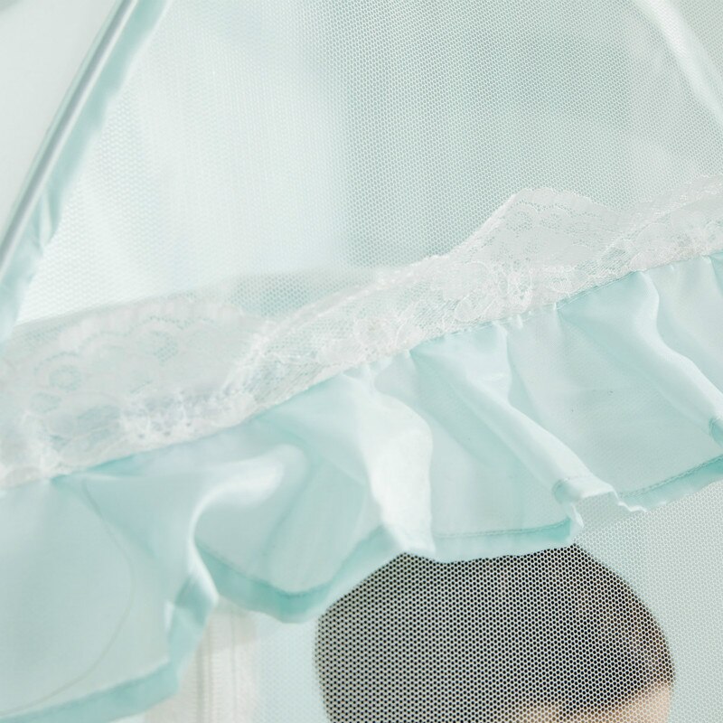 Berço-rede cama do bebê mosquiteiro criança dobrável yurt mosquito net capa de fibra de poliéster portátil para crianças