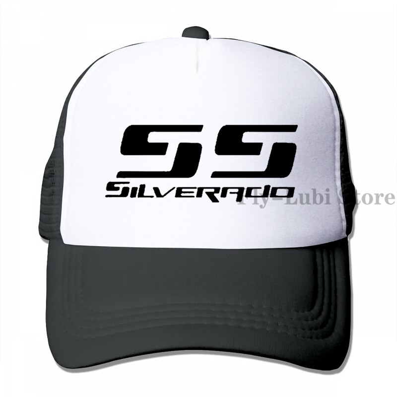 Chevrolet Silverado Ss(3) gorra de béisbol para hombre y mujer gorra ajustable de: 3-Black