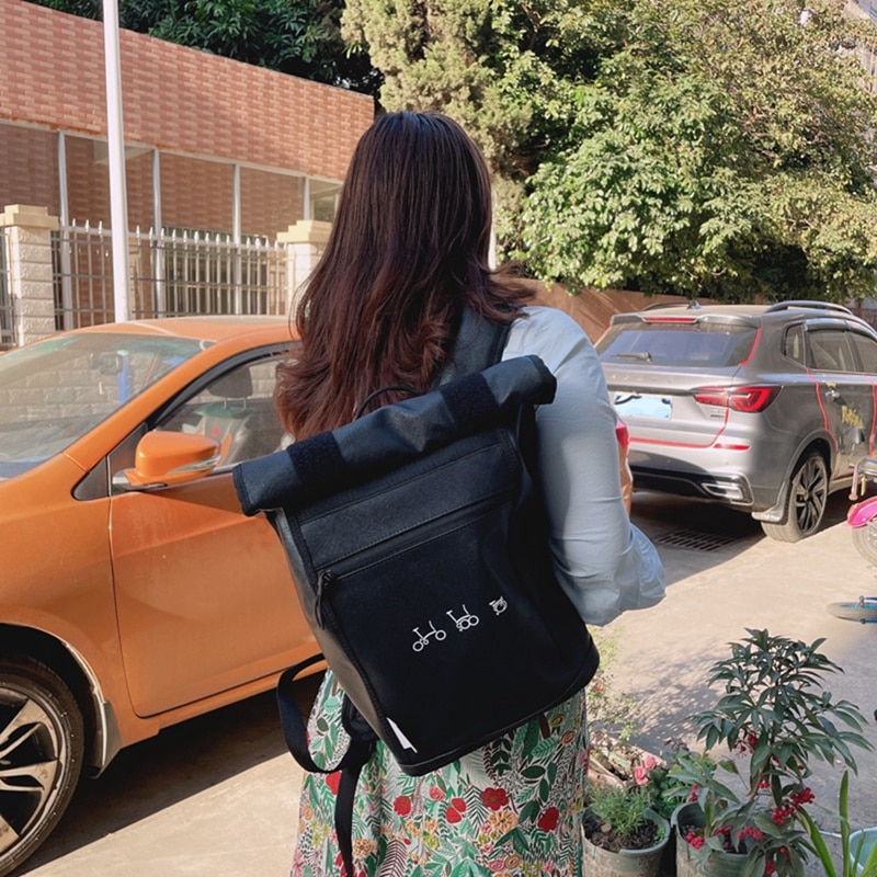 Brompton 3 – sac à dos avant de vélo pliable, avec support, accessoires