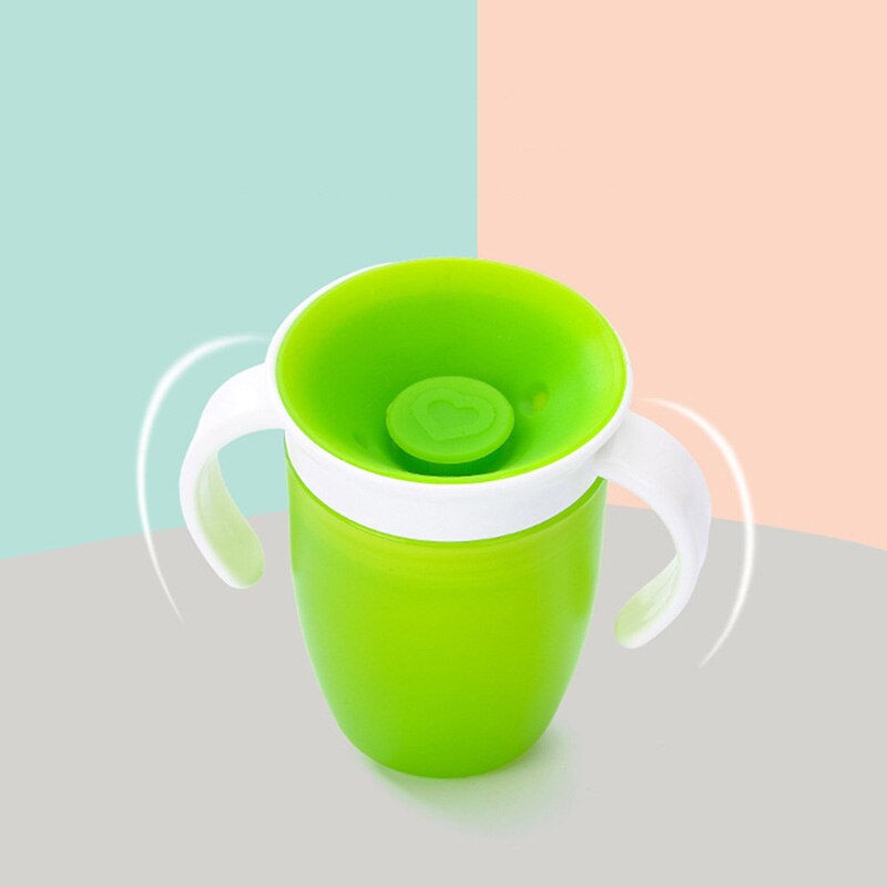 Taza a prueba de fugas para bebé, botella de agua potable de 360 grados, antiderrame, tazas mágicas, Munchkin, alimentación segura, T2156