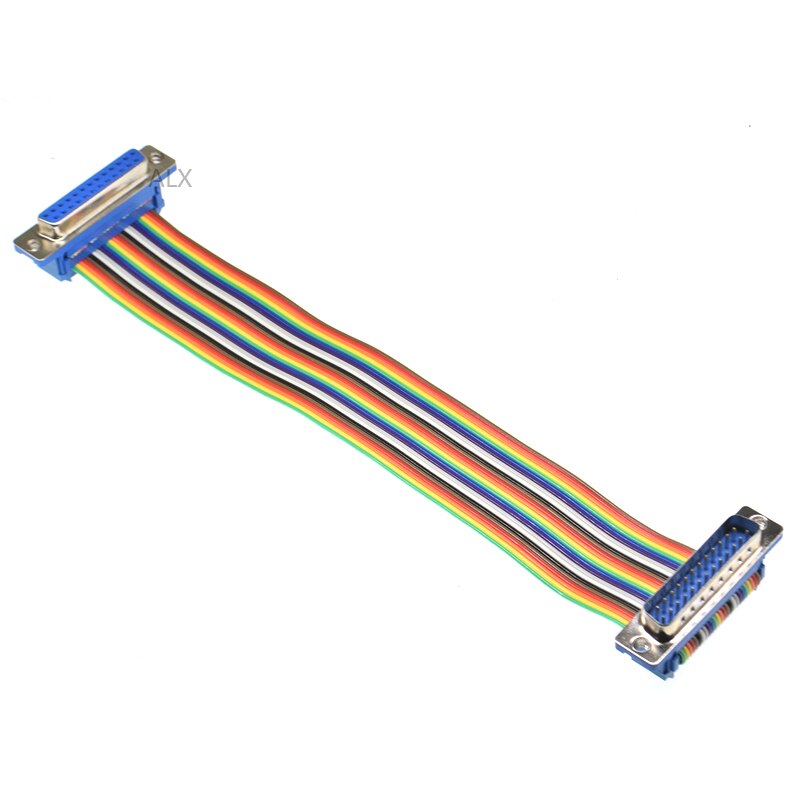 Connecteur de câble DB25 mâle à femelle/mâle à mâle/femelle/femelle, câble d&#39;extension adaptateur de port série d-sub, 1 pièce, 20CM 50CM 1M: MALE TO FEMALE / 1M