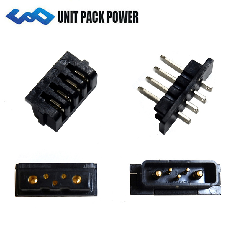 Hailong Ebike Battery Power discharge connector 4pins 5pins Male or Female Battery Base Plate Mouted Parts plug Replacement