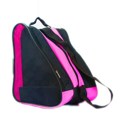 ! Kids Volwassen Ijs Inline Roller Skate Schoenen Ski Snowboots Bag Portable Carry Schoudertas Grote Capaciteit: rose pink