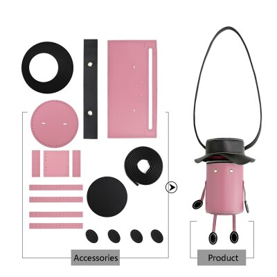 Mooie Mini Zakken Vrouwen Tas Diy Crossbody Tassen Voor Vrouwen Tas Vriendin Messenger Bag: Pink