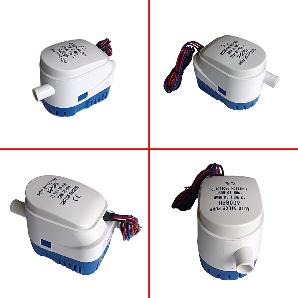 1100 gph automaattinen sähköinen uppopumppu veneen pilssipumppuun 12v vesipumppu 12v pilssipumppu 12 voltin vesipumppu 24v 12 v