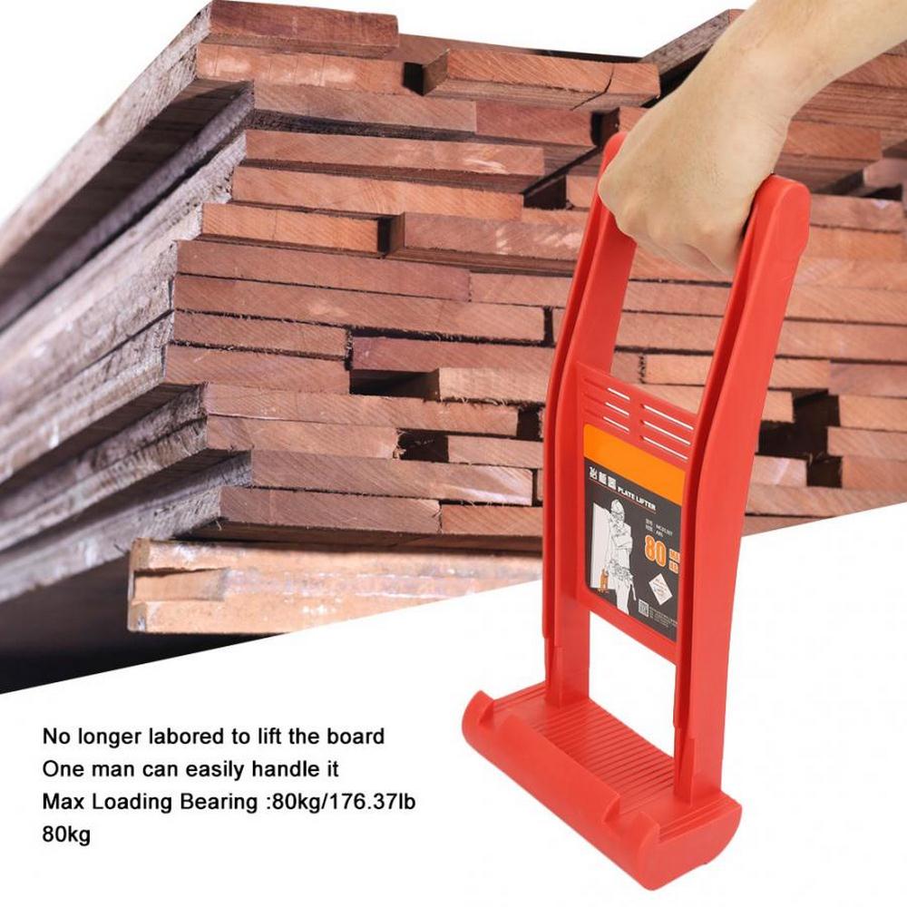 Portador de Panel gigante, herramienta de carga de 80kg, alicates de soporte de Panel, mango de paneles de yeso, colcha de madera contrachapada para llevar