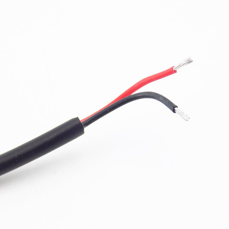 5v usb 2.0 2 pin 2 draad diy usb mannelijke jack connector kabel stroom oplaad verlengkabel snoer 0.3m/1m/2m connector adapter
