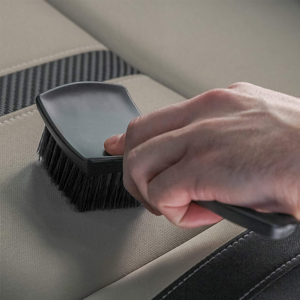 Bilfælge rengøringsbørste detaljebørste kort håndtag dækfælge vaskebørste køretøjer rengøring vedligeholde værktøjer auto tilbehør