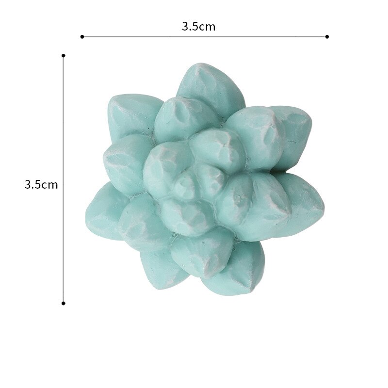 3D Creatieve Succulent Keuken Magneten Leuke Hars Kunstmatige Plant Whiteboard Magneet Decoratie: A
