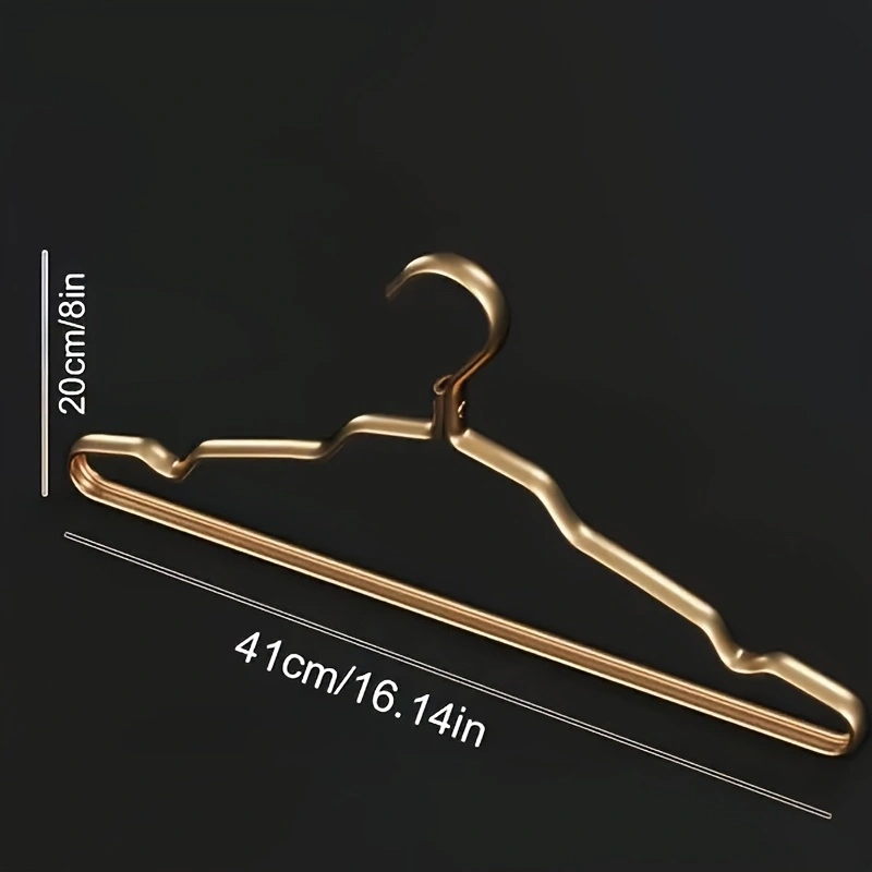 KleiderbüGel aus Metall, HemdkleiderbüGel mit glatter Oberfläche, langlebige, robuste KleiderbüGel, Standard-KleiderbüGel für Jacken und Hosen