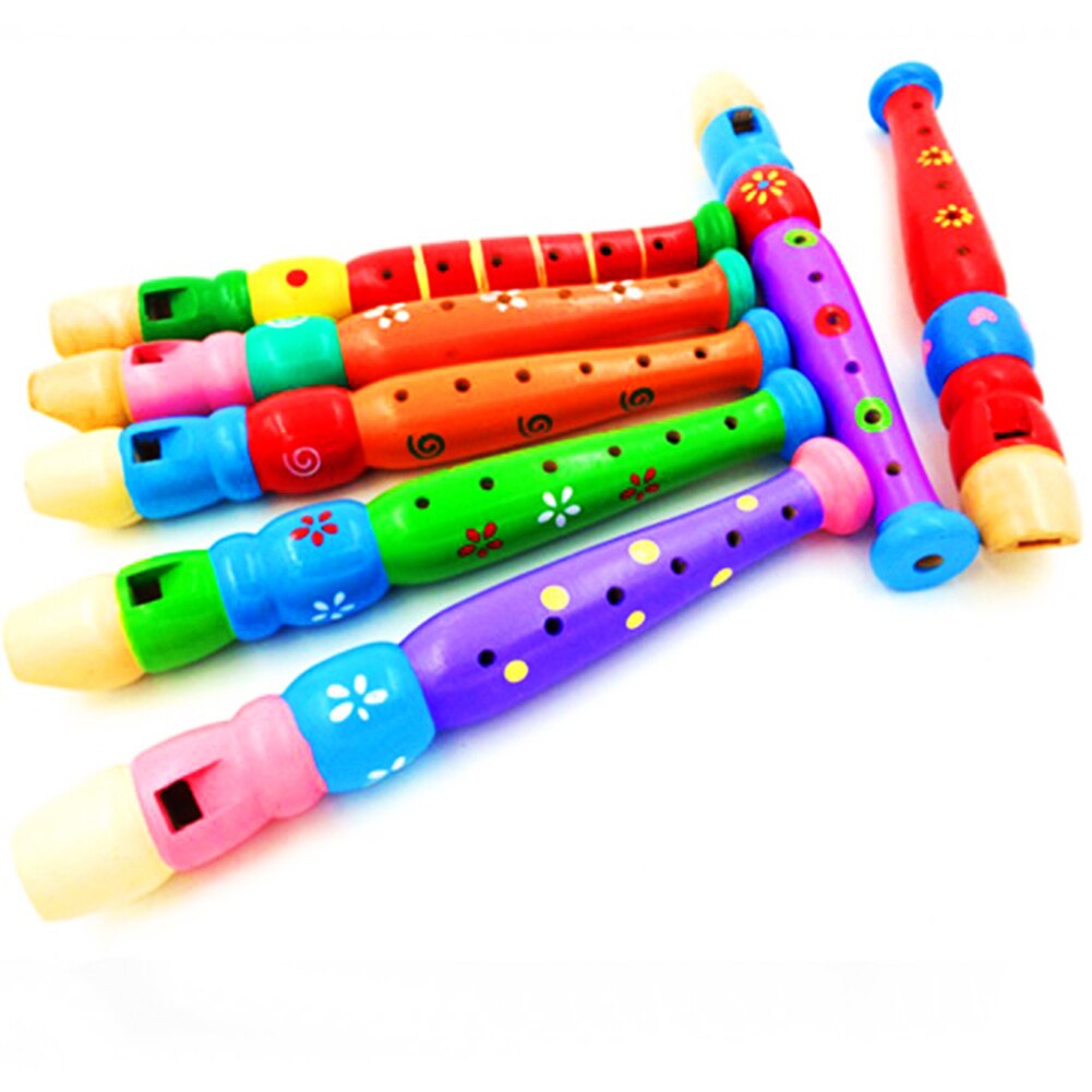 1Pcs Clarinet Wooden Children 6 Small Hole Piccolo Playing Musical Instruments Infants And Young Children Educational Toys