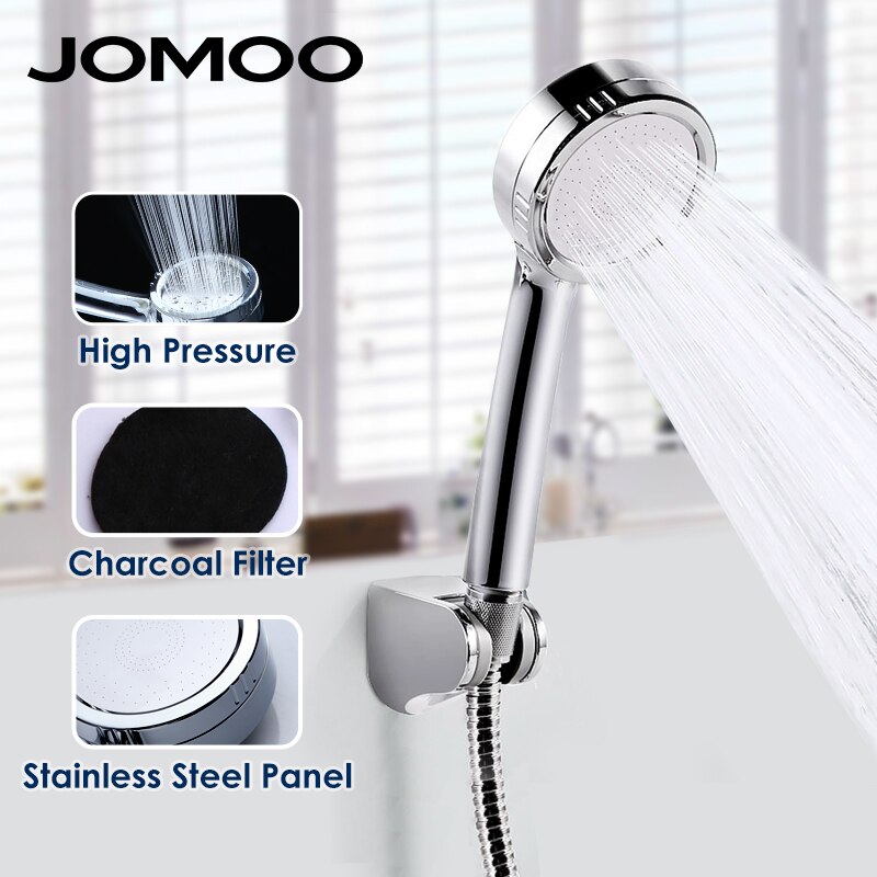 Filter Shower Head High Pressure Rain Shower Head JOMOO Round Water Saving Shower Filter Bathroom Rainfall Water Spray Nozzle