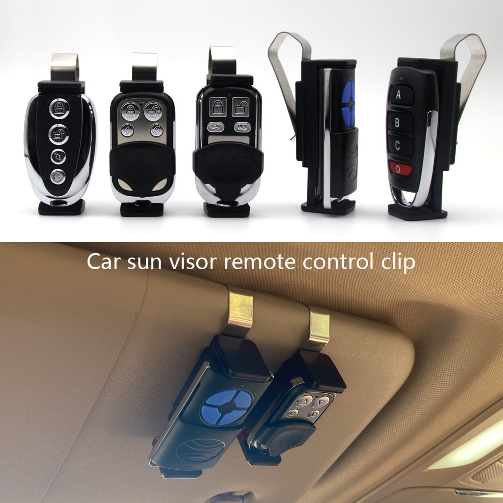 Neuer Autos chl üssel Halfter Auto Sonnenblende Clip Halfter Halterung Ständer Tor Garagentor Fernbedienung Clip Ständer Unterstützung 47-70mm