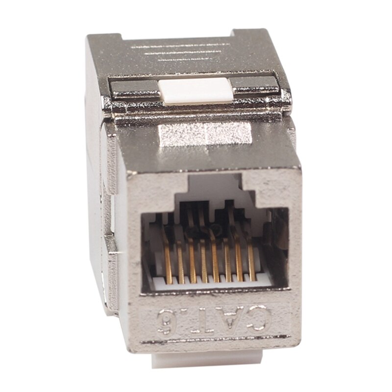 MOOL Network Interface,Rj45 Jack Network Cable Interface Rj45 Shielded Keys Tone Ethernet Module Jack Suitable for Cat6 Cable