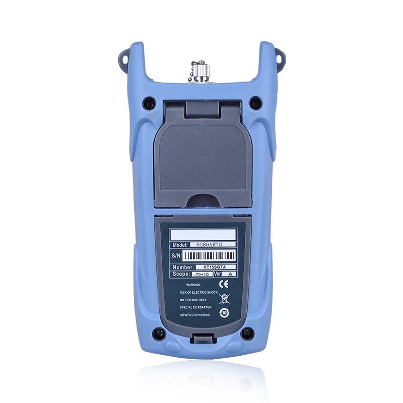 2 Pcs Handheld Optical Power Meter High Precision Optical Fiber Tester Optical Attenuation Test with Fc/Sc Adapter