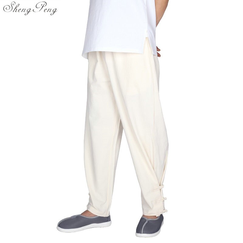 Buddhistischen shaolin mönch kleidung Kung-Fu hosen shaolin mönch kostüm traditionellen chinesischen hosen V1109: 1 / S