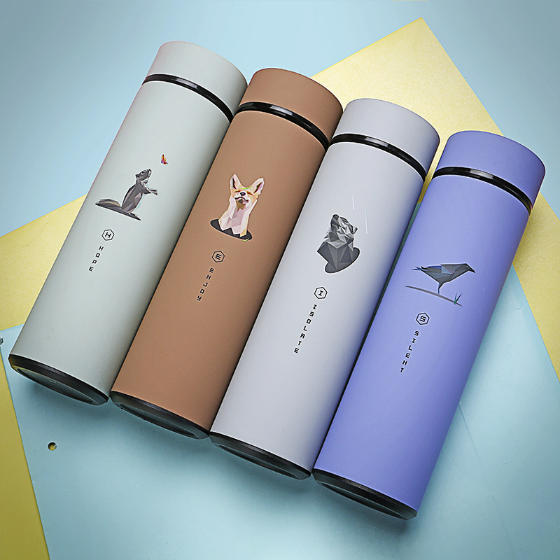 Zoobe termos de doble pared de acero inoxidable, termos, taza, café, té, leche, de Viaje Taza, termo, botella